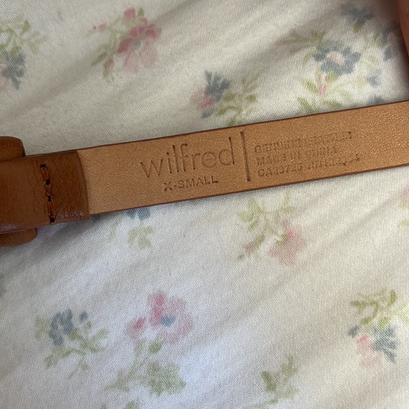 Vintage Wilfred Genuine Leather Brown Belt XSMALL - Picture 4 of 5